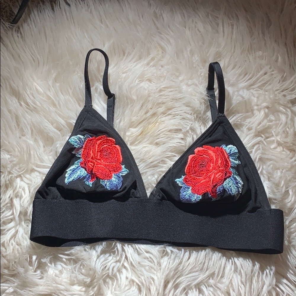 Floral pattern Bralette size XS